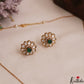 Elegant Floral Motifs Polki Victorian Pendant Chain Set LH2113 (Available In 3 Colors)