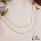 Simple Gold-Tone Anklets A59