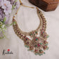 Royal Bridal Peacock Antique Jadau Necklace and Jhumka Drops NC2187 (Available in 2 Colours)