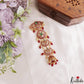 Premium Floral Motifs Kemp Jhumka Jada Billa With Bead Drops J432 (Available In 2 Colors)