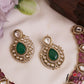 Premium Teardrop Motifs Victorian Moissanite Necklace NC2763