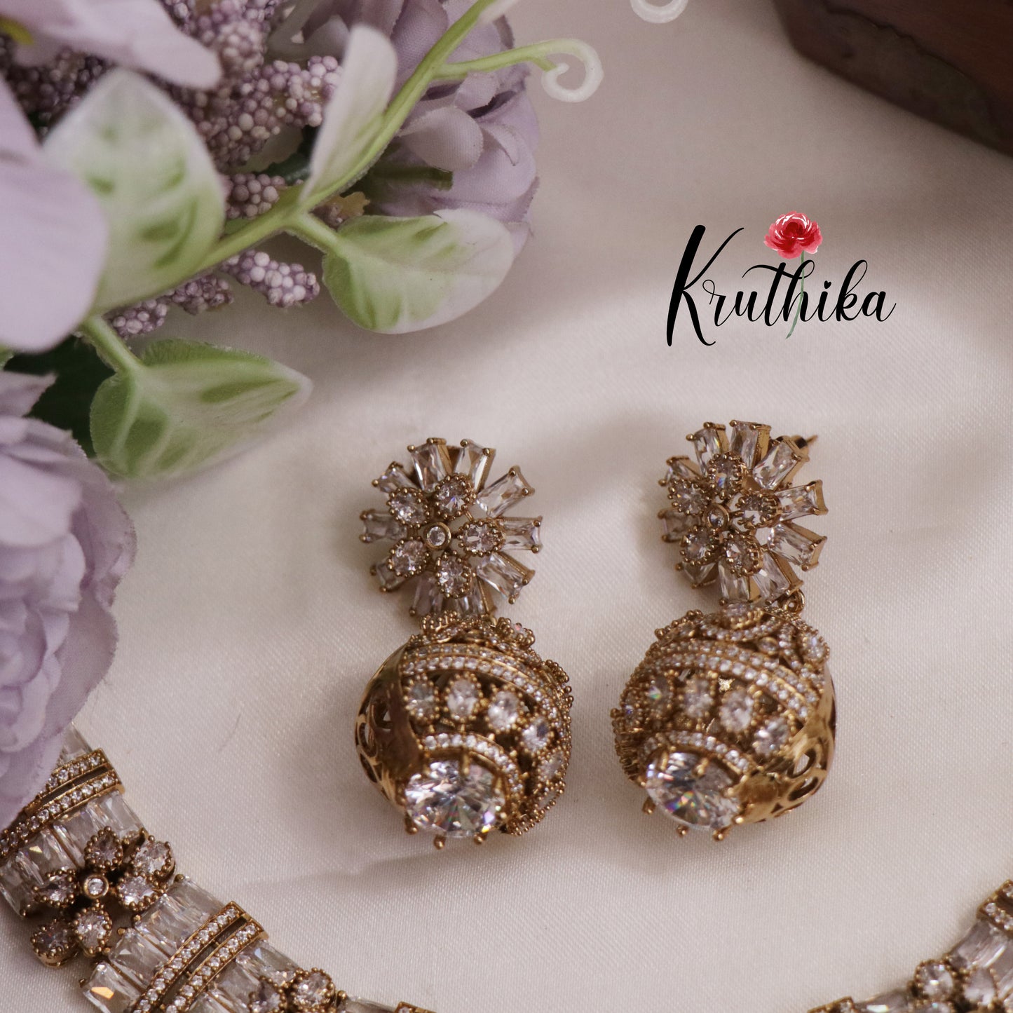 Beautiful & premium floral Victorian Chocker NC1753