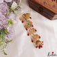 Premium Floral Motifs Kemp Jhumka Jada Billa With Bead Drops J432 (Available In 2 Colors)