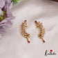 Elegant Floral Motifs AD Earcuff E922 (Available In 3 Colors)