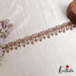 Stunning Teardrop Floral Motifs Polki Jadau Hip Belt V381