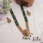 Premium Kemp Lakshmi Devi Pendant Beads Haaram LH1949