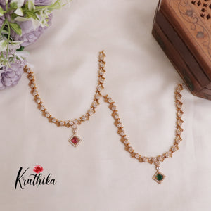 Gorgeous CZ Stone Necklace NC2064 (Available in 2 Colours)