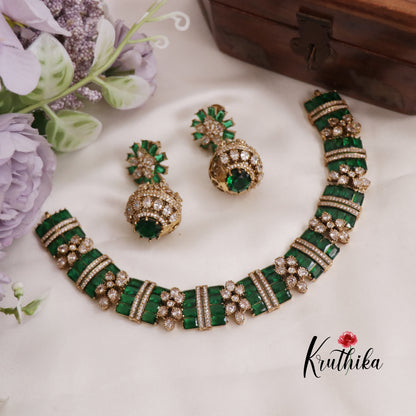Beautiful & premium floral Victorian Chocker NC1753