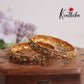 Beautiful Peacock Antique Lakshmi Devi Bangles B222
