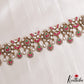Stunning Teardrop Floral Motifs Polki Jadau Hip Belt V381