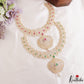 Classic Teardrop Motifs CZ Victorian Necklace NC3266 (Available In 2 Colors)