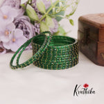 Beautiful Handcrafted Glass Bangles B268 (Set of 12 Bangles)