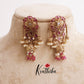 Trendy Emerald Ruby Jhumkas with Pearl Drops E624 (Available in 2 Colours)