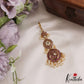 Classic Floral Peacock Motifs Kemp Maang Tikka With Pearl Drops MT339