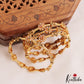 Beautiful Antique Lakshmi Floral Motifs Bangles B482 (Set of 4 Bangles)