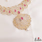 Classic Teardrop Motifs CZ Victorian Necklace NC3266 (Available In 2 Colors)