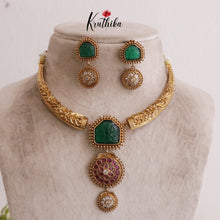 Beautiful  AD Victorian Hasli  Necklace Sets NC2019 (Available in 2 colours)