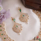 Classic Teardrop Motifs CZ Victorian Necklace NC3266 (Available In 2 Colors)