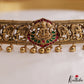 Antique Lakshmi Elephant Motifs Kemp Hip Belt With Bead Drops V403