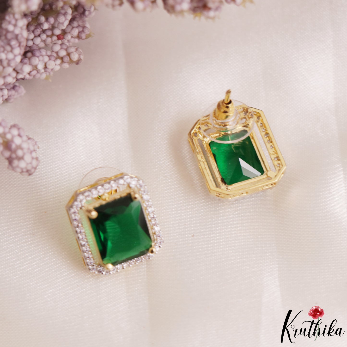 Sparkling Square Motifs CZ Victorian Hasli Choker NC3155 (Available In 3 Colors)