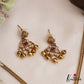 Trendy Floral Motifs AD Pendant Chain Set NC2873