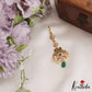 Elegant Floral Peacock Motifs Kemp Maang Tikka With Pearl And Bead Drops MT340