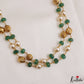 Two Layer Nakshi Beads & Pearls Maala NC3302