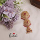 Premium AD Peacock Design Kundan Jada Billa with Crystal Beads J161 (Available in 2 Colours)