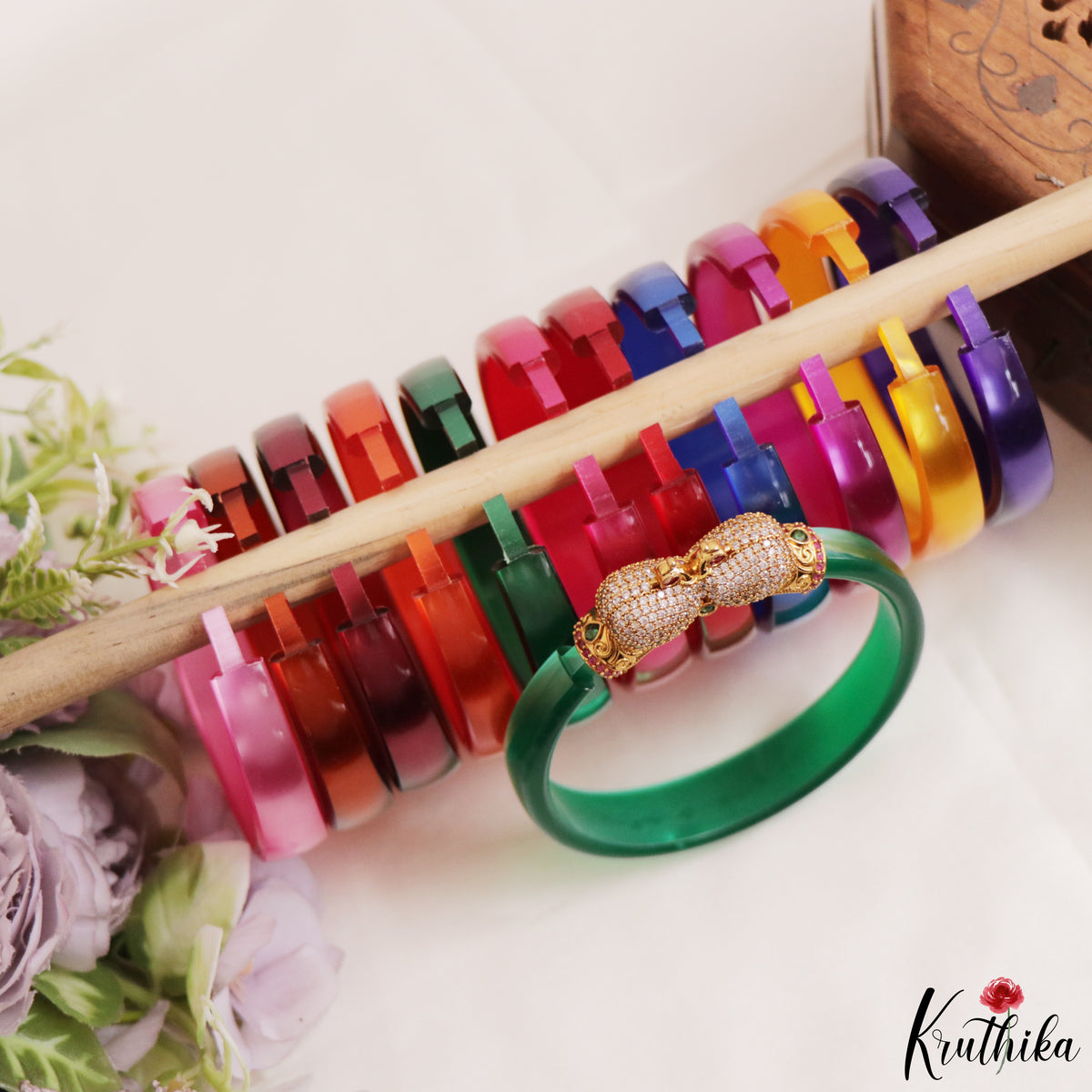 12 in 1 - Interchangeable Single Kada Bangle - B595