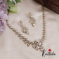 Sparkling Trendy CZ Leaf Motifs Necklace  NC2599 (Available In 2 Colors)