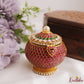Regal Silver Replica Jadau Kumkum Box K31