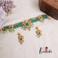 Beautiful Onyx Beads Emerald Charm Chocker NC2202