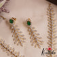 Elegant Leaf Motifs AD Victorian Necklace NC2901 (Available In 2 Colors)