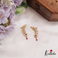 Beautiful AD Floral Leaf Motifs Earcuffs E909 (Available In 3 Colors)