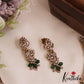 Sparkling AD Floral Peacock Motifs Victorian Hasli Choker NC2818 (Available In 2 Colors)