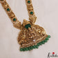 Grand Antique Nagas Lakshmi Motifs Haaram With Bead Drops LH2104 (Available In 2 Colors)