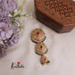 Premium AD Peacock Design Kundan Jada Billa with Crystal Beads J161 (Available in 2 Colours)