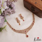 Elegant Teardrop AD Victorian Necklace NC2967 (Available In 4 Colors)