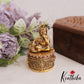 Premium Antique Lord Krishna Motifs Kumkum Box K28