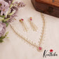 Elegant Leaf Motifs AD Victorian Necklace NC2901 (Available In 2 Colors)