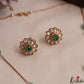 Elegant Floral Motifs Polki Victorian Pendant Chain Set LH2113 (Available In 3 Colors)