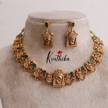 Grand Traditional Antique Pallaku Design with Emerald Necklace NC2062
