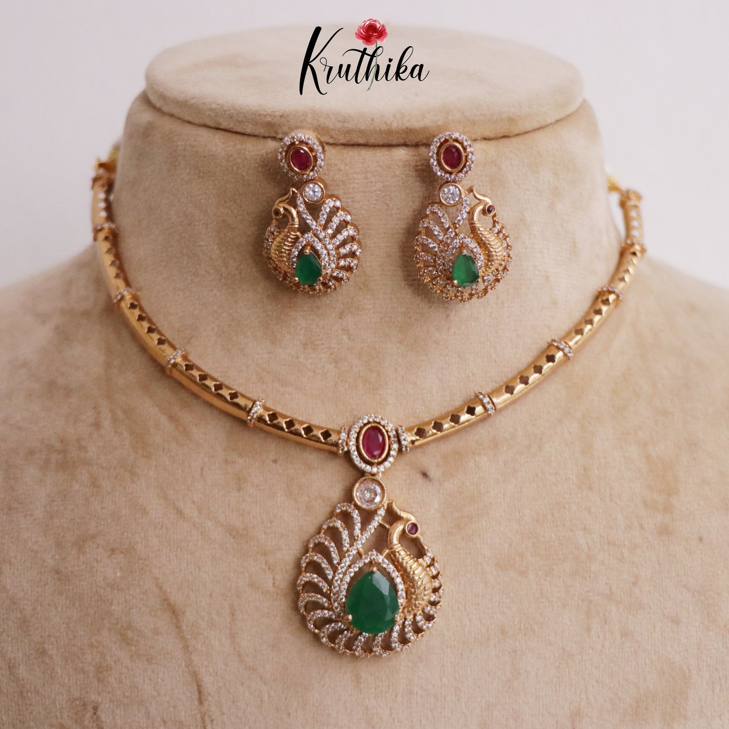 Simple AD/Victorian Pendant Hasli Necklace NC2243 (Available in 3 Colors)