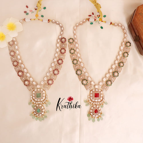 Grand Premium Kundan Haaram LH805 ( Available in 2 Colours)