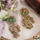 Classic Teardrop Motifs Polki CZ Victorian Choker NC3277