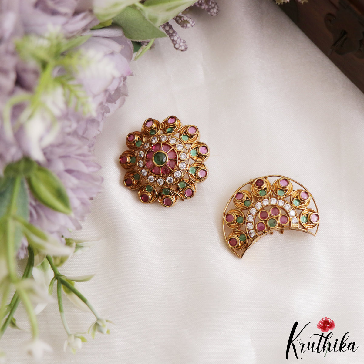 Trendy Kemp Sun Moon Hair Accessories J445
