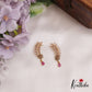 Elegant Floral Motifs AD Earcuff E911 (Available In 3 Colors)