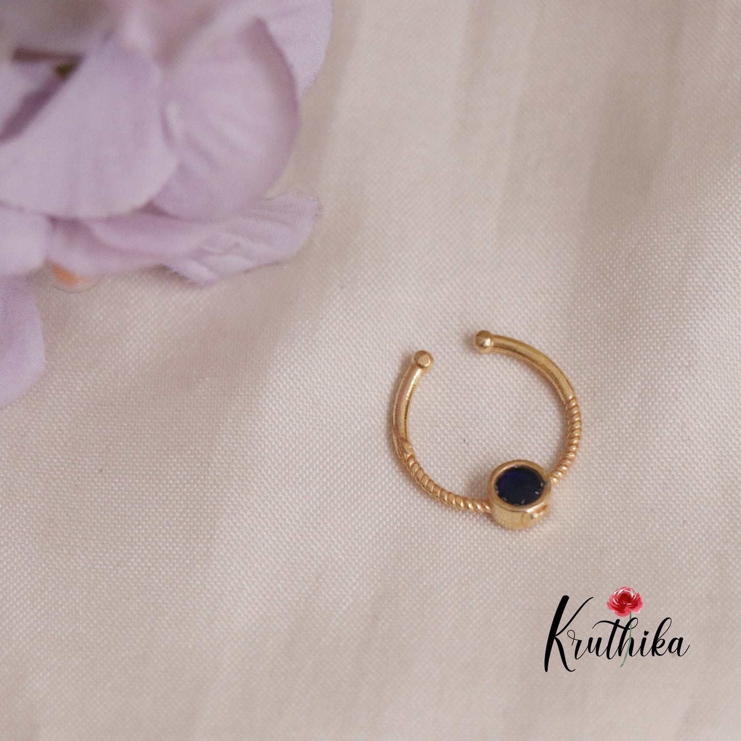 Simple Septum Nose Ring- No Piercing Required N59 (Available in 3 Colours)