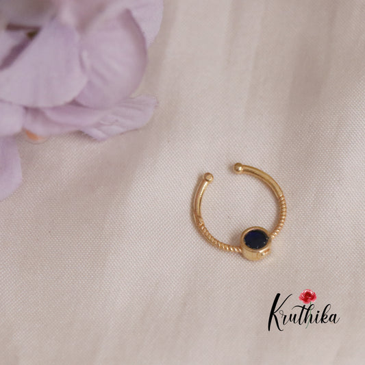 Simple Septum Nose Ring- No Piercing Required N59 (Available in 3 Colours)