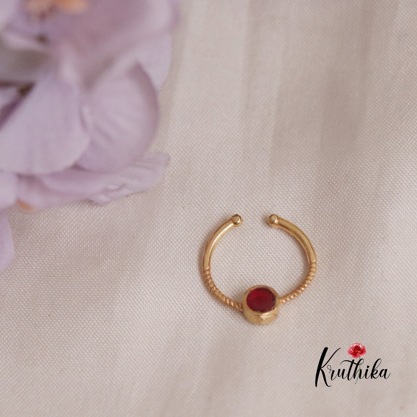 Simple Septum Nose Ring- No Piercing Required N59 (Available in 3 Colours)